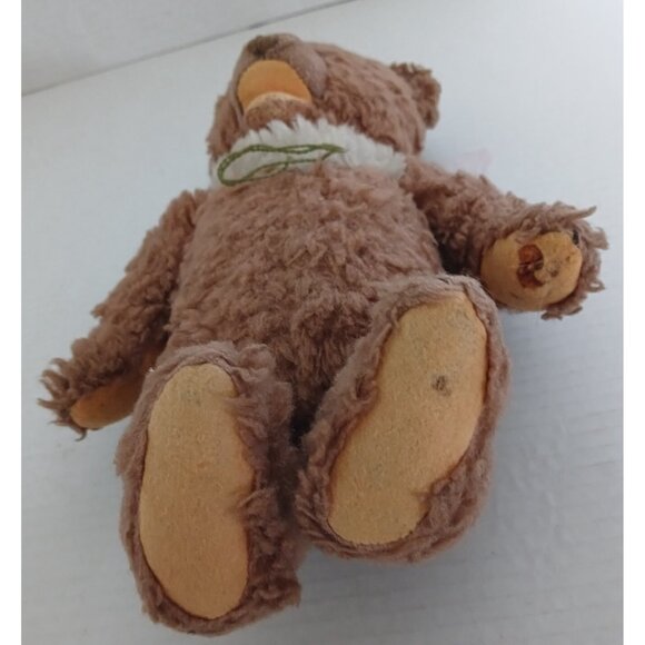 Vintage German STEIFF Soft Furry Zotty Teddy Bear Germany Buttom Plush Stuffed - Picture 8 of 10